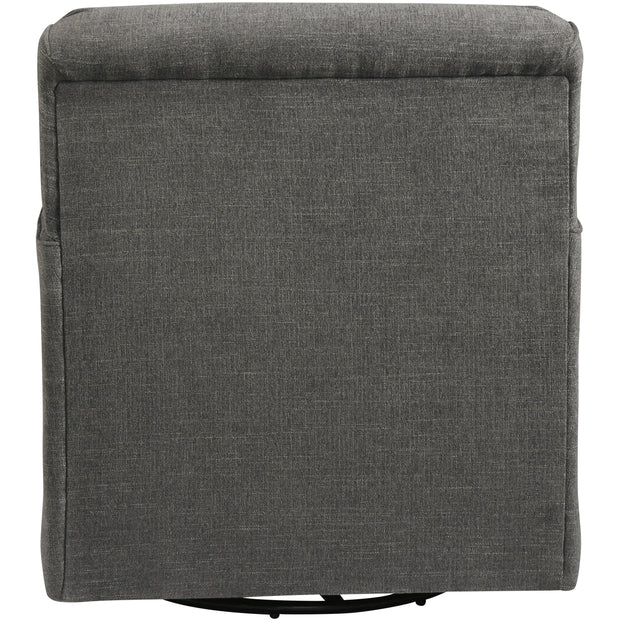 Alcona Charcoal Swivel Accent Chair