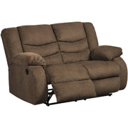 Tulen Chocolate Reclining Loveseat