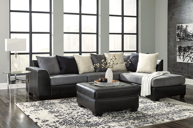 Jacurso Charcoal RAF Sectional