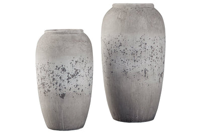 Dimitra Brown/Cream Vase (Set of 2)