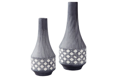 Dornitilla Black/White Vase (Set of 2)