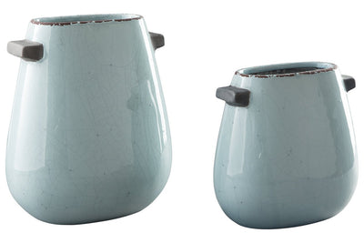 Diah Blue Vase (Set of 2)