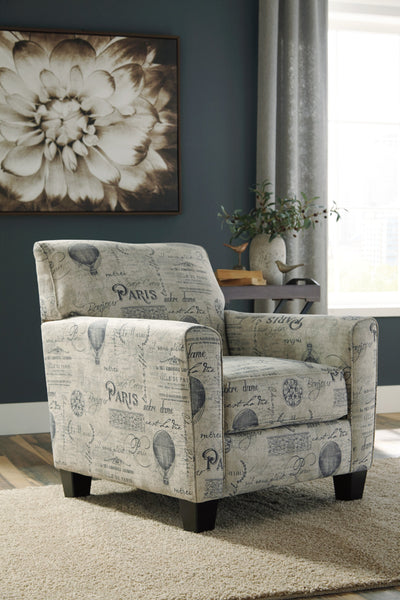 Nesso Gray/Cream Accent Chair