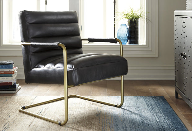 Hackley Black Accent Chair