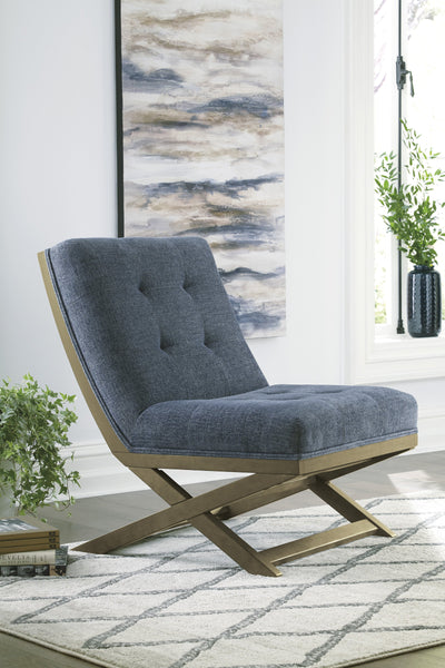 Sidewinder Blue Accent Chair