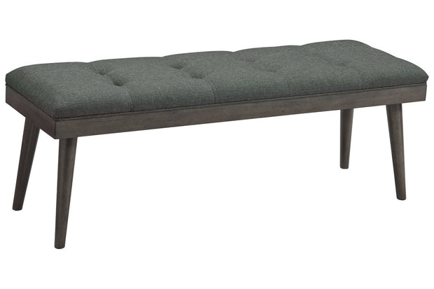 Ashlock Charcoal/Brown Accent Bench