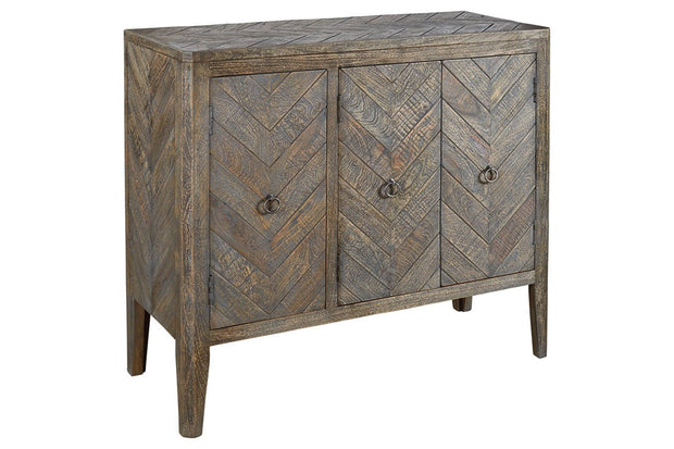 Boyerville Antique Gray Accent Cabinet