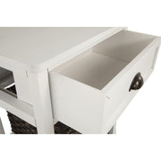 Oslember White Accent Table