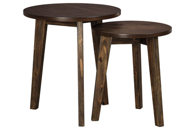 Clydmont Brown Accent Table (Set of 2)