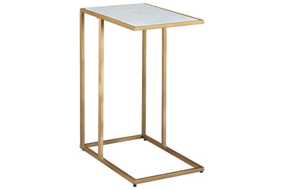 Lanport Champagne/White Accent Table