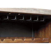 Premridge Antique Gray Bar Cabinet