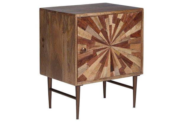 Dorvale Two-tone Brown Accent Cabinet