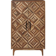 Gabinwell Two-tone Brown Accent Cabinet