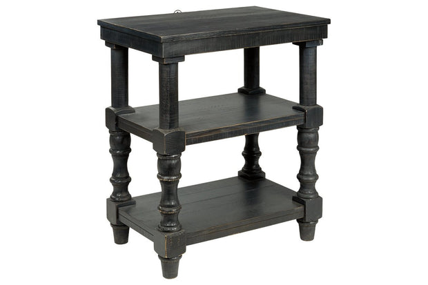 Dannerville Antique Black Accent Table