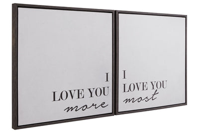 Adline Black/White Wall Art (Set of 2)
