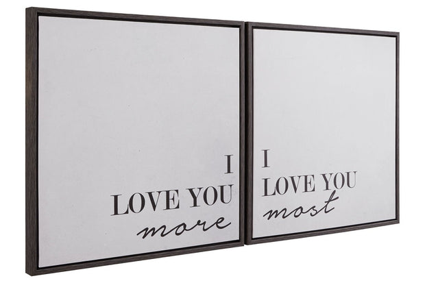 Adline Black/White Wall Art (Set of 2)