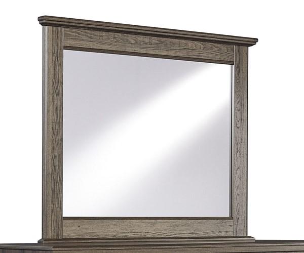 Juararo Dark Brown Bedroom Mirror