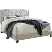 Jerary Khaki King Upholstered Bed