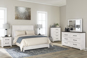 Gerridan White/Gray Panel Bedroom Set