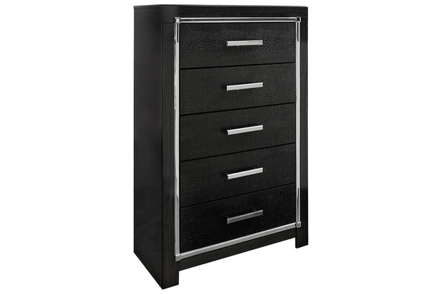 Kaydell Black Chest of Drawers