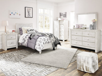 Paxberry Whitewash Panel Youth Bedroom Set