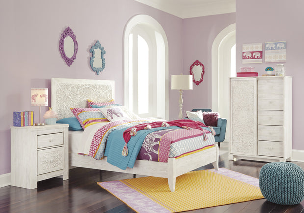 Paxberry Whitewash Panel Youth Bedroom Set