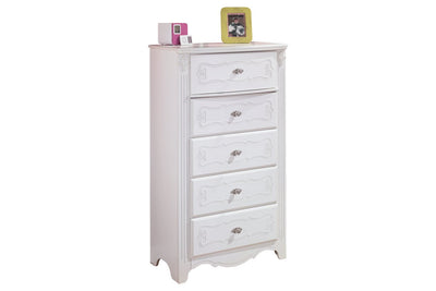 Exquisite White Chest of Drawers