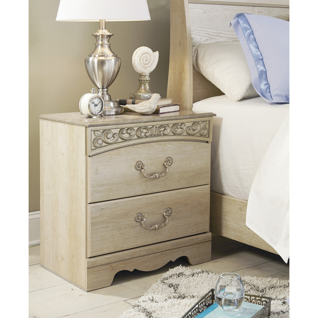 Catalina Antique White Nightstand