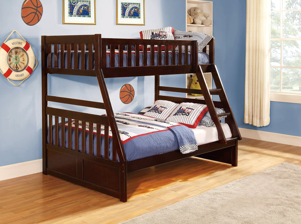 Rowe Cherry Twin/Full Bunk Bed