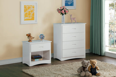 Galen White Nightstand | B2053