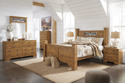 bittersweet light brown dresser Bittersweet - Light Brown - 8 Pc. - Dresser, Mirror, Chest, Queen Panel Bed, 2 Nightstands