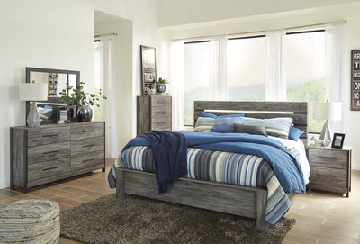 Cazenfeld Gray Panel Bedroom Set