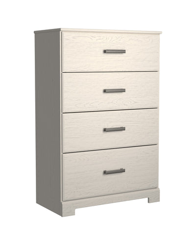 Stelsie White Chest of Drawers