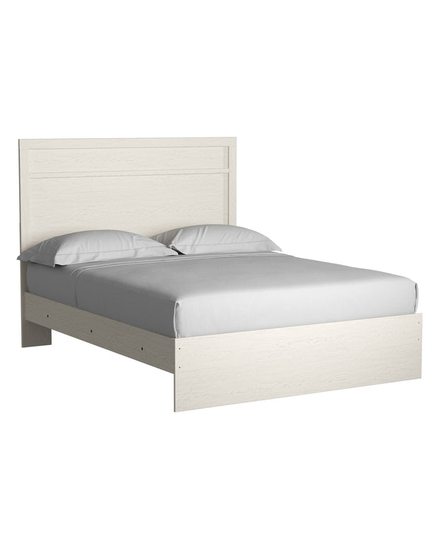 Stelsie White  Queen Panel Bed