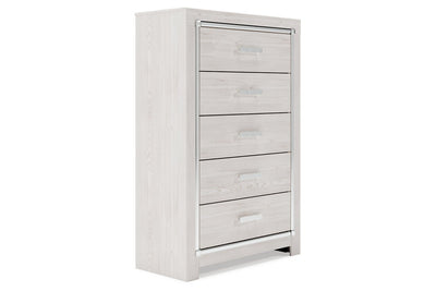 Altyra White Chest of Drawers