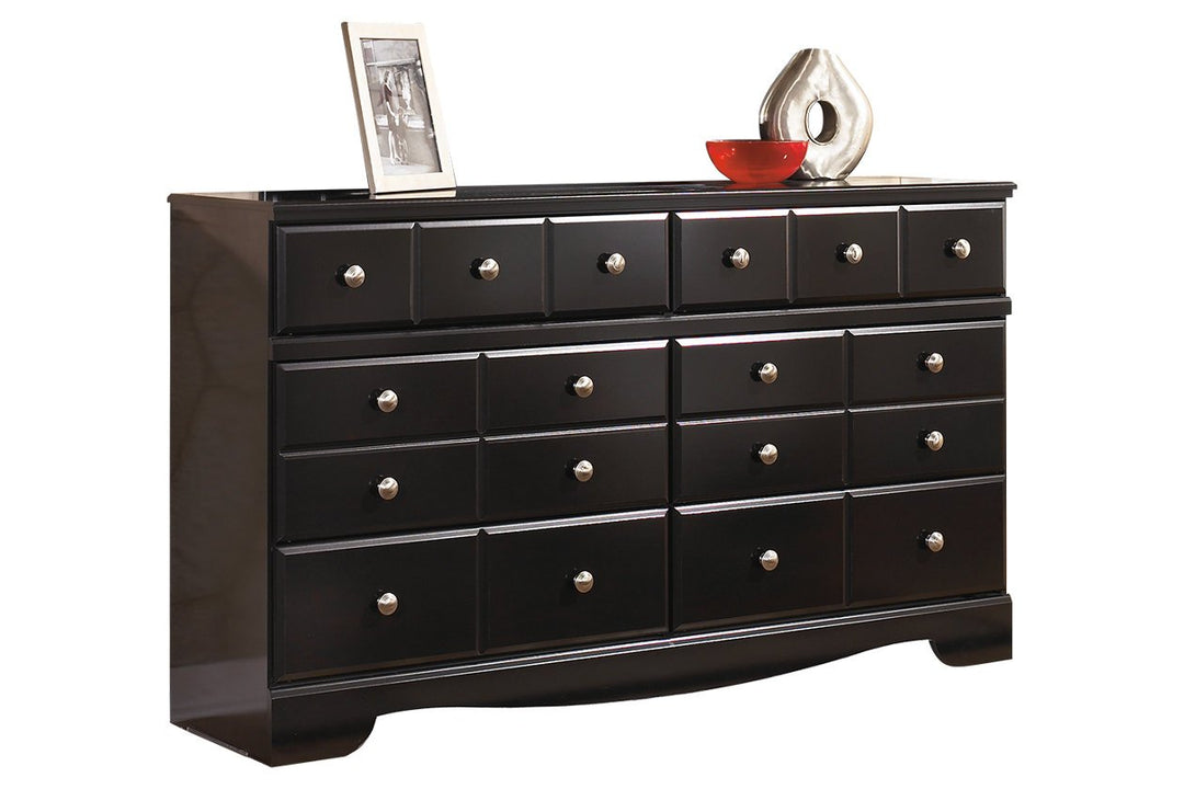 Signature Design by Ashley 6-Drawer Shay Dresser, Black