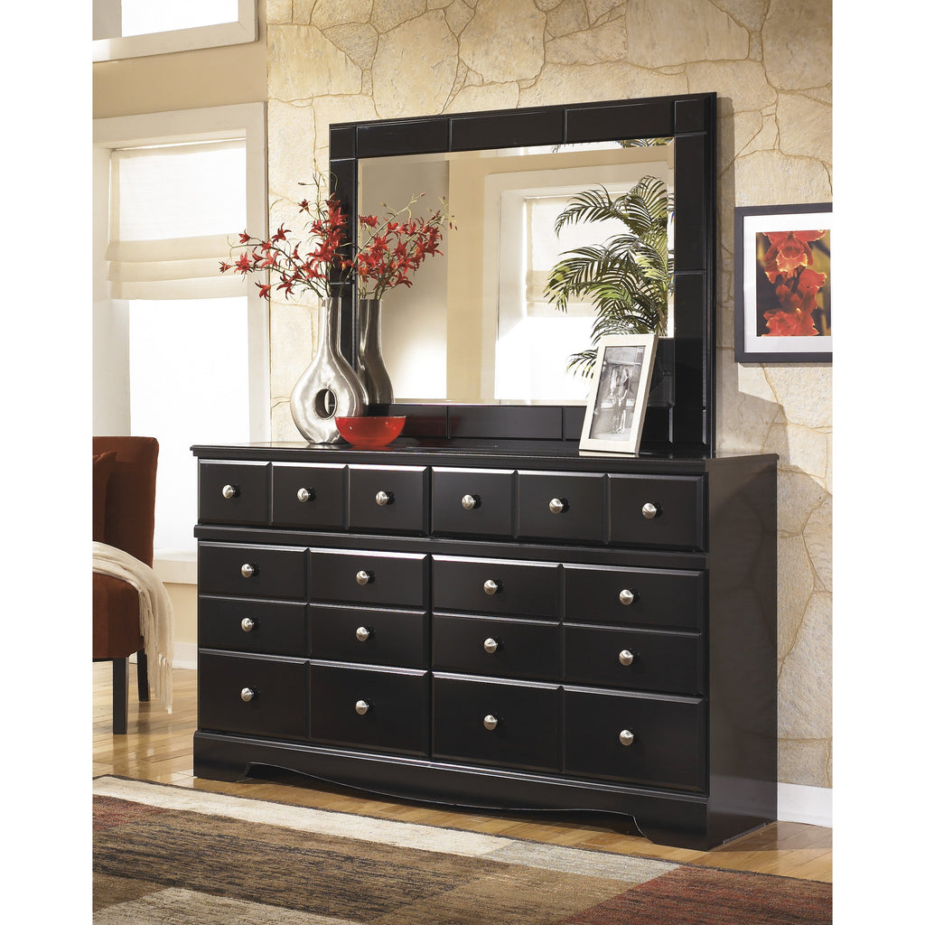 dresser brown black Porter - Rustic Brown