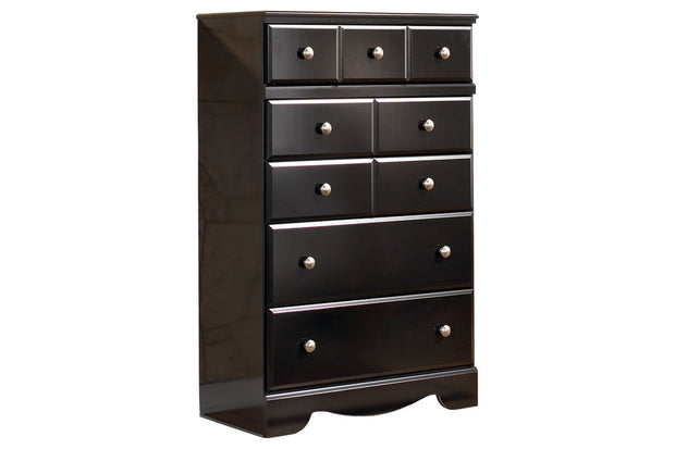 Shay Almost Black Chest of Drawers