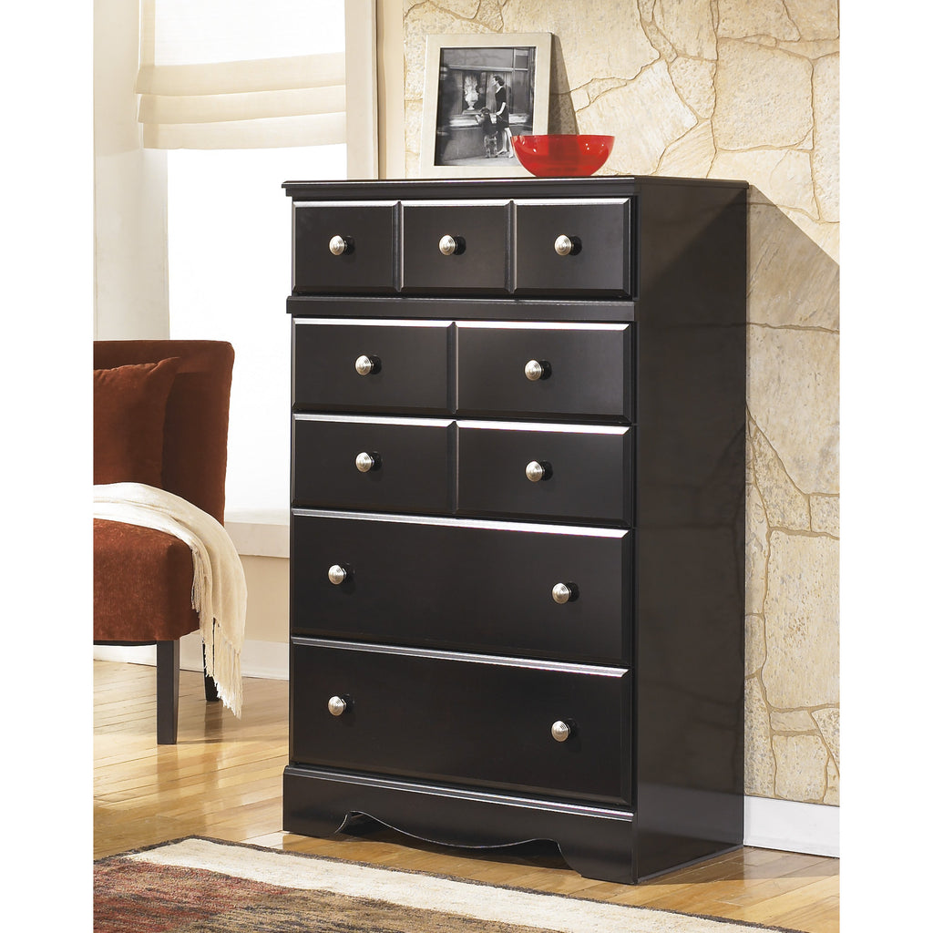 Ashley Shay Chest in Black
