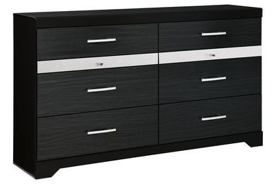 Ashley Starberry Dresser Black Ashley Starberry Dresser Black