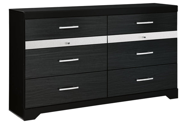 Ashley Starberry Dresser Black Ashley Starberry Dresser Black