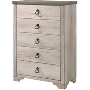 Patterson Driftwood Gray Sleigh Bedroom Set