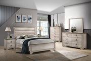 Patterson Driftwood Gray Panel Bedroom Set