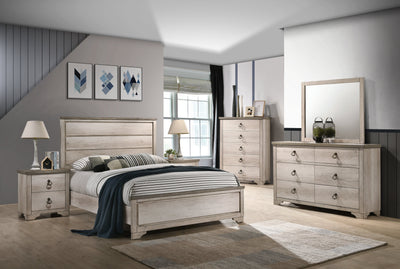 Patterson Driftwood Gray Panel Bedroom Set