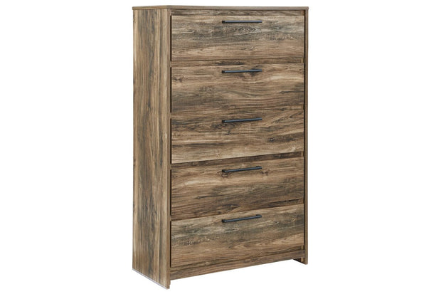 Rusthaven Brown Chest of Drawers