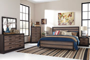 Harlinton Gray/Charcoal Panel Bedroom Set | B325