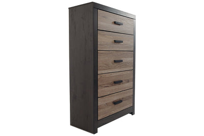 Harlinton Warm Gray/Charcoal Chest of Drawers