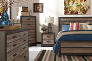 Harlinton Gray/Charcoal Panel Bedroom Set | B325