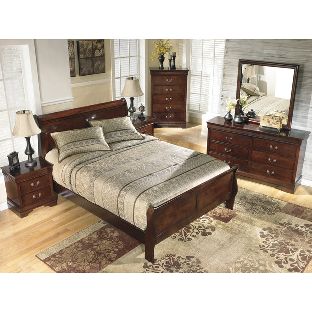 Alisdair Dark Brown Sleigh Configurable Bedroom Set | B376