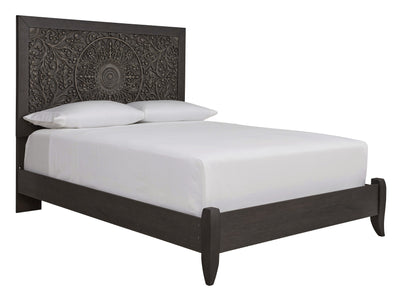 Paxberry Black Queen Panel Bed